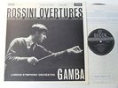 GAMBA Rossini Overtures  Decca UK N/Mint W/Band LP