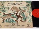 FAURE: CELLO SONATAS/MONIQUE FALLOT/UK DUCRETET-THOMSON/SCARCE/NM