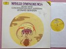 LEONARD BERNSTEIN  Mahler No.4   ORIG DGG stereo 423607 GER-1988 LP EX