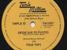 ARGENTINIAN TAMLA MOTOWN - FOUR TOPS- 