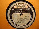 78 FOX MOVIETONE RECORD F-119 ALICE FAYE