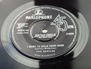 THE BEATLES 45  I WANT TO HOLD YOUR HAND  MID 1960s PRESSING SOLD IN U.K. TEXT