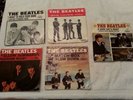 Beatles 45 Picture Sleeve Lot. 5 Sleeves 3 Records. Swan, Capitol.