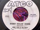Northern Soul Popcorn Promo 45 Jimmy Ricks & The Raves Daddy Rollin' Stone HEAR
