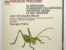 ASDF 869 GEORGES PRETRE - POULENC le bestiaire, rapsodie negre EMI stereo EX++