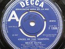 RARE UK DECCA DEMO Billie Davis Angel Of The Morning UK 7