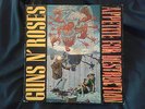 GUNS 'N' ROSES APPETITE FOR DESTRUCTION VINYL ALBUM UK RELEASE IN BANNED SLEEVE