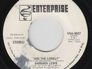 Crossover Soul 45 - Barbara Lewis - Ask The Lonely - Enterprise - VG+ mp3 promo