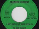 Funk Soul 45 - Beck Brothers - Don't Know What You're Coming To - Seaweed - mp3
