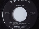 Northern Soul 45 EMANUEL LASKEY Run For My Life THELMA NM HEAR