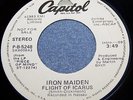 Promo - Iron Maiden - 7'' - Flight Of Icarus - USA - Capitol PB-5248 white label