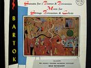 Zelka/Brendel Bartok Sonata for 2 Pianos LP VG '56 US PL 9600 Mono Joan Miro Art
