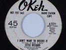 Northern Soul 45 LITTLE RICHARD I Don't Want To Discuss It OKEH HEAR