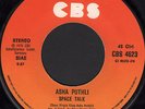DISCO FUNK rare ITALIAN 45 CBS single ASHA PUTHLI space TALK  1976 italy only