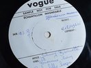Johnny Burnette French VOGUE 1 sided 45 TEST PRESS 57 EX+ ROCKABILLY holy grail