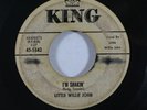 R&B 45 LITTLE WILLIE JOHN I'm Shakin/A Cottage For Sale on King promo