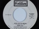 Funk/Deep Soul 45 MARY LOU John You're Wrong COTILLION HEAR