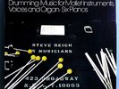 STEVE REICH DRUMMING MINIMALIST MASTERPICE ULTRA-RARE ORIG'74 3LP BOX SET w/BOOK