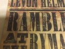LEVON HELM AT THE RYMAN DBL LP  GATEFOLD  the BAND VANGUARD 2011 rec.09 2008
