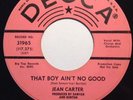 JEAN CARTER 45 Like One / That Boy Ain't No Good DECCA NORTHERN SOUL R&B Promo