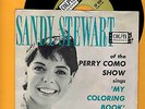 Sandy Stewart 45 rpm Record and Picture Sleeve'' My Coloring Book''