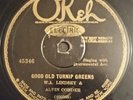 PRE-WAR COUNTRY - W.A. LINDSEY & ALVIN CONDER - OKEH ELECTRIC 45346 - 1929