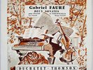  FRENCH GUY & MONIQUE FALLOT PLAYS FAURE SONATAS DUCRETET THOMSON 10