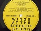 PAUL McCARTNEY & WINGS at the speed of sound LP Mozambique 1976 Somodiscos EX