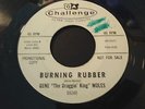 record 45 Surf promo Gene Moles on Challenge  Burning Rubber / Twin pipes  VG+