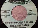 RITA & THE TIARAS - GONE WITH THE WIND IS MY LOVE - PROMO - 70s PRESSING.