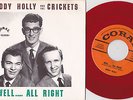Buddy Holly - Well...All Right - Orange Vinyl - w/PS