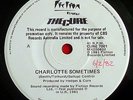 THE CURE -Charlotte Sometimes- V Rare Australian white label promo 7