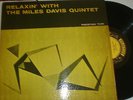 MILES DAVIS QUINTET Relaxin' With The JAZZ LP PRESTIGE RVG