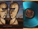 Pink Floyd The Division Bell Blue Vinyl  NM  GF with Inner LP