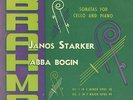 Nixa PLP593 - Brahms - Cello Sonatas Nos. 1 & 2 - Janos STARKER - Abba BOGIN