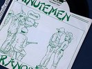 ORIGINAL 1980 RAYMOND PETTIBON ART THE MINUTEMEN PARANOID TIME 7