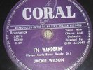 JACKIE WILSON I'm Wanderin'/Reet Petite PHILIPPINES 78rpm Record FREE SHIPPING