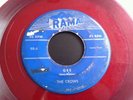 Rare original doo wop red vinyl The Crows Gee on Rams RR5