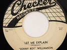 SONNY BOY WILLIAMSON-LET ME EXPLAIN /YOUR IMAGINATION-R&B BLUES 45 on CHECKER  V
