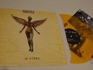 NIRVANA - IN UTERO **YELLOW TRANSLUCED VINYL** + INSERT NL 1993 GEF24536 ' MINT