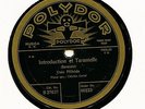 BLACK ELECTRIC POLYDOR SINGLE: VASA PRIHODA PLAYS SARASATE, SAINT-SAENS (1926)