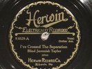 78 RPM   Blind Joe Taggart (as Blind Jeremiah Taylor), Herwin 93029, E/EE- Blues