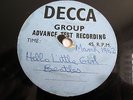 Beatles  Decca Acetate 1962 Hello Little Girl / Ben E King Ecstasy Northern Soul