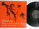 RUSS FREEMAN AND CHET BAKER QUARTET PACIFIC JAZZ PJ-1232 JAPAN Vinyl LP