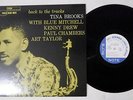 TINA BROOKS BACK TO THE TRACKS BLUE NOTE BST 84052 JAPAN PROMO Vinyl LP