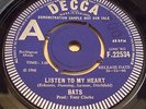 NORTHERN SOUL - THE BATS 1966 RARE UK DEMO 45 - LISTEN TO MY HEART