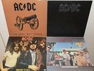 4 AC/DC LPs For Those About to Rock, Back in Black, Highway to Hell, Dirty Deeds