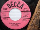 BILL HALEY & his Comets ROCK AROUND THE CLOCK Pink Label Promo DECCA 45 W314