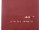 FRITZ LEHMANN - J.S. Bach - Box set of 4 LPs