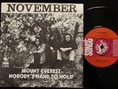 NOVEMBER Mount Everest RARE Swedish 1971 45 + PS Psych Nr MINT